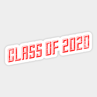 Class Of 2020 Sticker